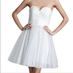 Naven White Glitter & Tulle Ballerina Dress size small, bust size 32”